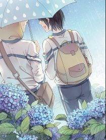 蓝色雨伞