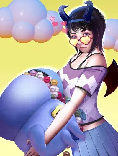 发糖女孩