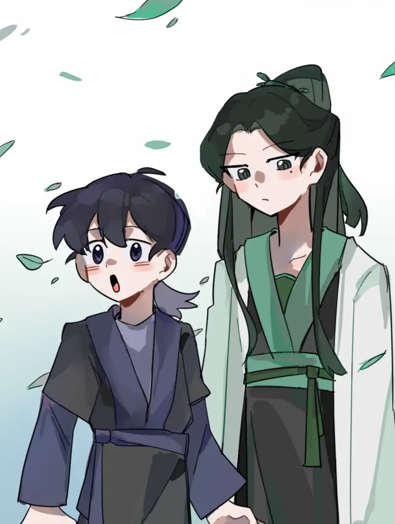 清风吹散绿叶